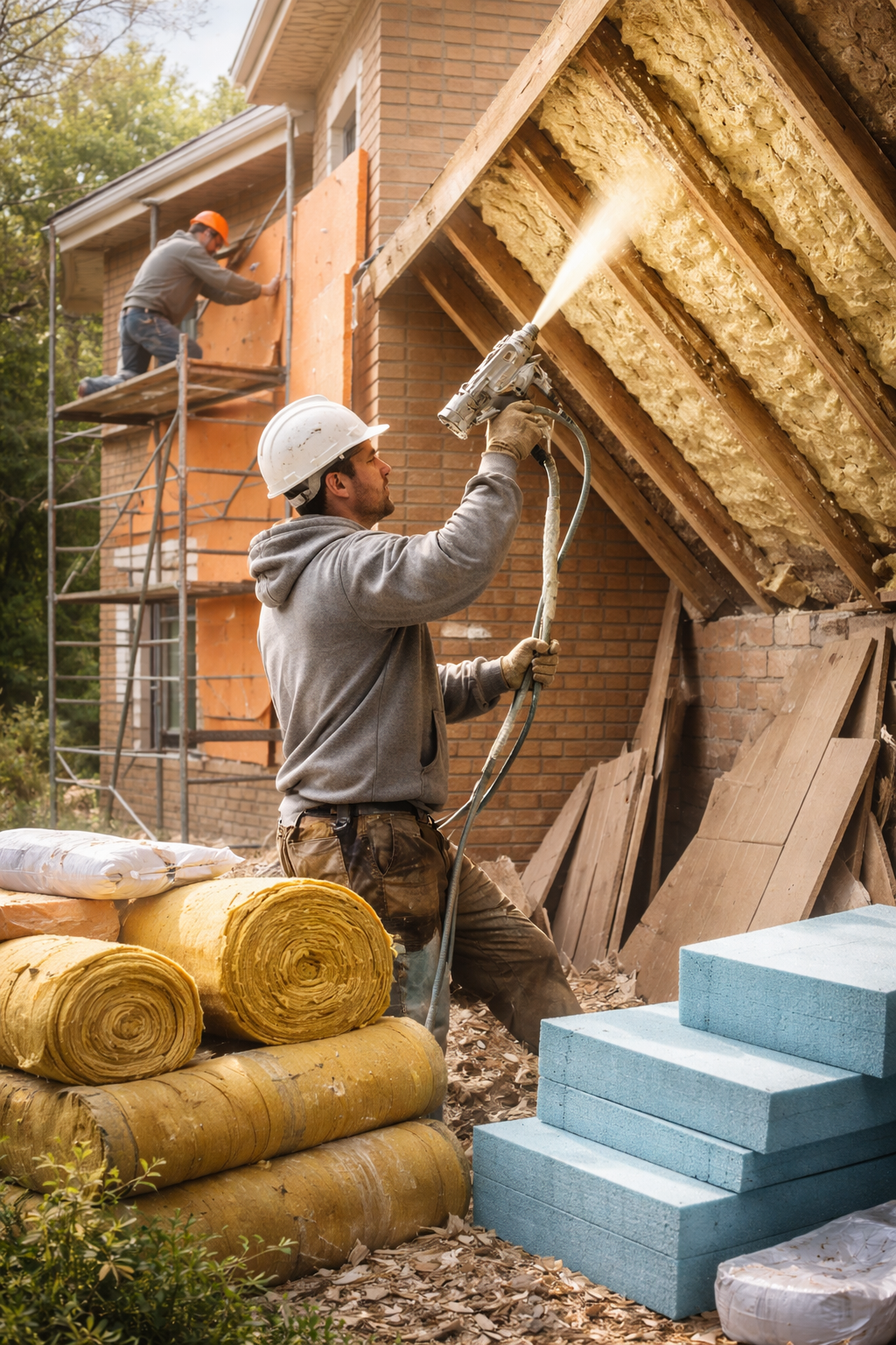 Утепление домов в Кизляре под ключ от 4268 руб/м2 | Профессионально — ТепломастерКзр