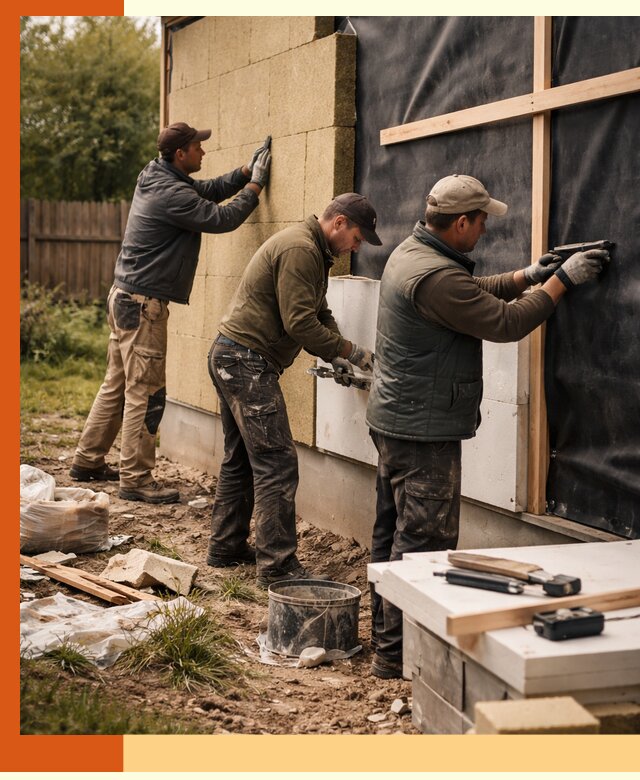 Утепление дачного дома под ключ в Кизляре