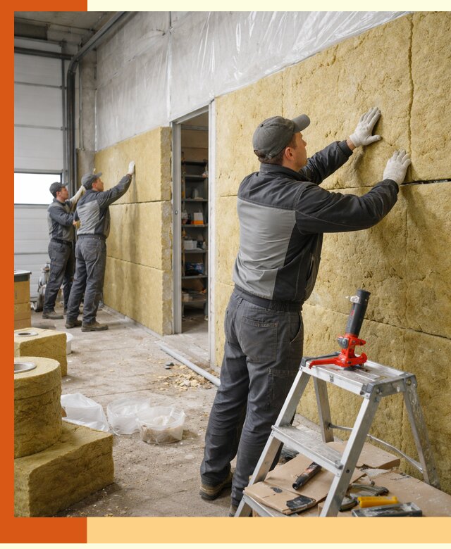 Утепление автосервиса и мастерских в Кизляре качественно и надёжно